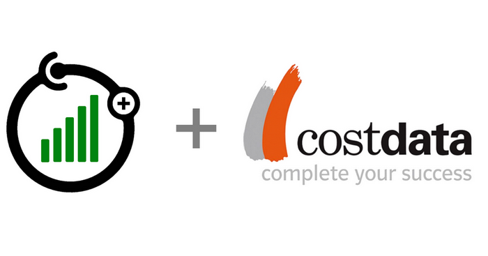 Die Logos der Unternehmen shouldcosting und costdata